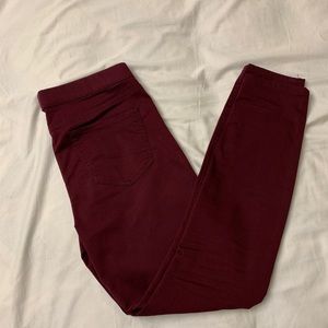 Maroon jeggings